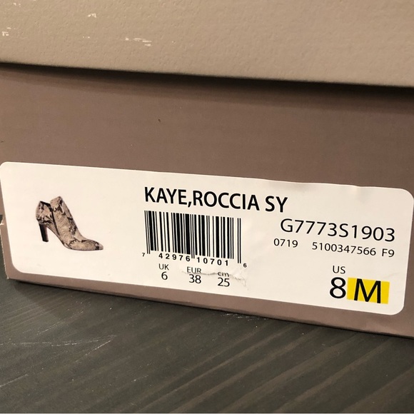 Franco Sarto Snake Print Bootie - Picture 7 of 8